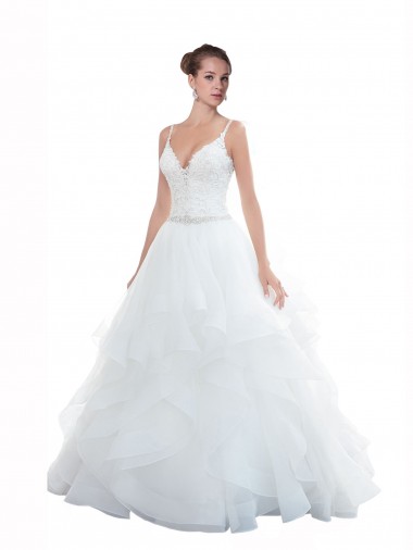 Ball Gown Sweetheart Tulle Chapel Train White Beach Wedding Dress Belfast