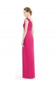 Sheath One Shoulder Soft Chiffon Long Azalea Bridesmaid Dress Belfast