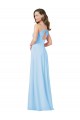 A-Line V-Neck Chiffon Long Light Sky Blue Formal Dress / Bridesmaid Dress Belfast
