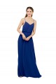 A-Line Sweetheart Chiffon Long Royal Blue Bridesmaid Dress / Evening Dress Belfast