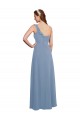 A-Line Sweetheart Chiffon Long Dusty Blue Formal Dress / Bridesmaid Dress Belfast