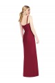 Mermaid Strapless Soft Chiffon Long Lilac Bridesmaid Dress Belfast