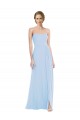 A-Line Sweetheart Soft Chiffon Long Light Sky Blue Formal Dress / Bridesmaid Dress Belfast