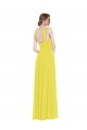 A-Line Sweetheart Soft Chiffon Long Yellow Semi Formal Evening Dress / Bridesmaid Dress Belfast