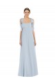 A-Line Sweetheart Soft Chiffon Long Sea Glass Semi Formal Evening Dress / Bridesmaid Dress Belfast