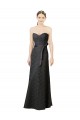Sheath Sweetheart Lace Long Slate Grey Bridesmaid Dress Belfast