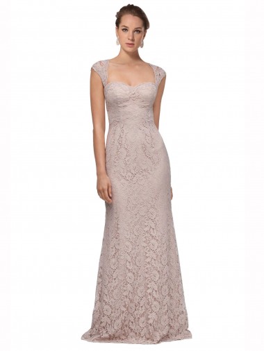 Mermaid Sweetheart Lace Long Bridesmaid Dress / Formal Dress Belfast