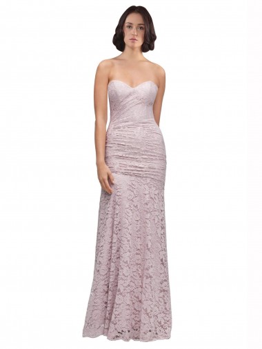 Mermaid Sweetheart Lace Long Prom Dress / Bridesmaid Dress Belfast