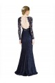 Mermaid Sweetheart Lace Long Dark Navy Prom Dress / Bridesmaid Dress Belfast