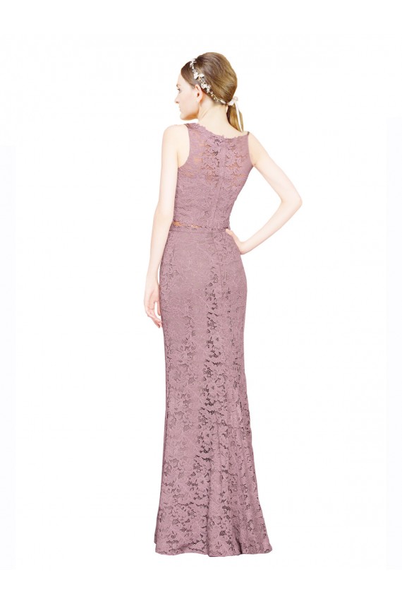 Mermaid Illusion Neck Lace Long Prom Dress / Bridesmaid Dress Belfast