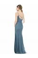 Sheath V-Neck Lace Long Bridesmaid Dress Belfast