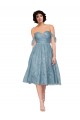 A-Line Sweetheart Lace Knee Length Bridesmaid Dress Belfast