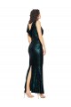 Mermaid V-Neck Sequin Long Dark Green Bridesmaid Dress / Evening Dress Belfast