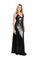 A-Line V-Neck Sequin Long Black Formal Evening Gown / Prom Dress / Bridesmaid Dress Belfast