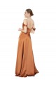 A-Line Sweetheart Silk like Satin Long Orange Formal Evening Gown / Prom Dress / Bridesmaid Dress Belfast