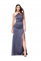 Mermaid Halter Neck Silk like Satin Long Dusk Formal Evening Gown / Prom Dress / Bridesmaid Dress Belfast