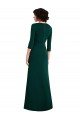 Trumpet V-Neck Spandex Long Dark Green Formal Evening Gown / Prom Dress / Bridesmaid Dress Belfast