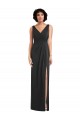 Sheath V-Neck Spandex Long Black Formal Evening Gown / Prom Dress / Bridesmaid Dress Belfast