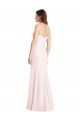 Trumpet Strapless Stretch Crepe Long Pink Semi Formal Evening Dress / Prom Dress / Bridesmaid Dress Belfast