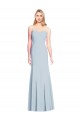 Trumpet Strapless Stretch Crepe Long Light Sky Blue Formal Dress / Bridesmaid Dress Belfast
