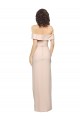 Mermaid Off the Shoulder Stretch Crepe Long Nude Formal Evening Gown / Prom Dress / Bridesmaid Dress Belfast
