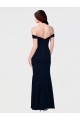 Mermaid Off the Shoulder Stretch Crepe Long Ivory Formal Evening Gown / Prom Dress / Bridesmaid Dress Belfast