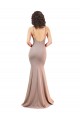 Mermaid V-Neck Stretch Crepe Long Dusty Pink Black Tie Evening Gown / Prom Dress / Bridesmaid Dress Belfast