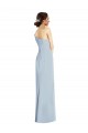 Trumpet Off the Shoulder Stretch Crepe Long Light Sky Blue Formal Evening Gown / Prom Dress / Bridesmaid Dress Belfast