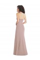 Mermaid Strapless Stretch Crepe Long Dusty Pink Formal Evening Gown / Prom Dress / Bridesmaid Dress Belfast