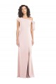 Trumpet Off the Shoulder Stretch Crepe Long Pink Formal Evening Gown / Prom Dress / Bridesmaid Dress Belfast