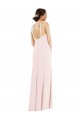 Trumpet Halter Neck Stretch Crepe Long Pink Formal Evening Gown / Prom Dress / Bridesmaid Dress Belfast