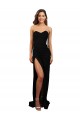 Column High Neck Stretch Crepe Long Black Formal Evening Gown / Prom Dress / Bridesmaid Dress Belfast