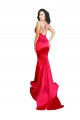 Mermaid Sweetheart Stretch Satin Long Red Formal Evening Gown / Prom Dress / Bridesmaid Dress Belfast